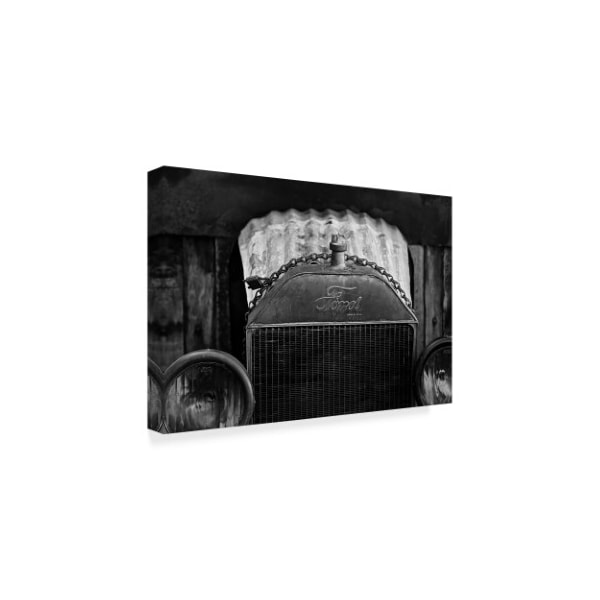 American School 'Black And White Model T' Canvas Art,16x24